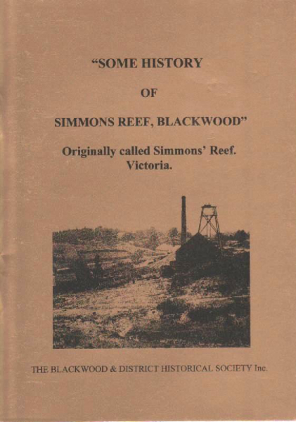 Cover of Some History of Simmons Reef, Blackwood